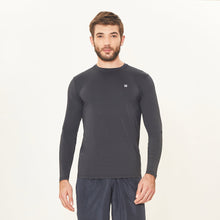 Załaduj obraz do przeglądarki galerii, Model Front: Uv Line T-Shirt Longsleeve Uv X Pro Preto Upf50+