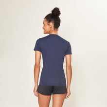 Załaduj obraz do przeglądarki galerii, Model Back: Uv Line Fitness Haut Sport Fit Fem Marinho Upf50+