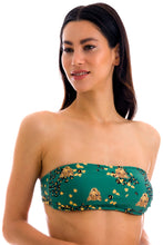 Załaduj obraz do przeglądarki galerii, Gallery: Rio De Sol Haut Top Roar-Green Bandeau-Reto