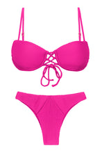 Załaduj obraz do przeglądarki galerii, Product Front: Rio De Sol Ensemble Set Cotele-Amaranto Balconet-Pushup Lisboa