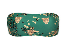 Załaduj obraz do przeglądarki galerii, Product Front: Rio De Sol Haut Top Roar-Green Bandeau-Reto