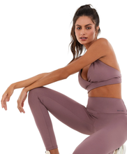 Załaduj obraz do przeglądarki galerii, Image 02: Alto Giro Fitness Haut Top Dupla Face Up Co2 Tira Costas Marrom Taupe