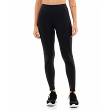 Załaduj obraz do przeglądarki galerii, Model Front: Alto Giro Fitness Bas Legging Bodytex Recortes Atlanta Preto