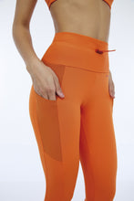 Załaduj obraz do przeglądarki galerii, Image 02: Alto Giro Fitness Bas Legging Hyper Regulagem No Cos Laranja Orangeade