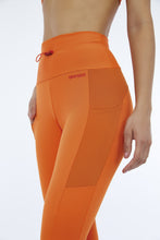 Załaduj obraz do przeglądarki galerii, Image 04: Alto Giro Fitness Bas Legging Hyper Regulagem No Cos Laranja Orangeade