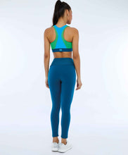 Załaduj obraz do przeglądarki galerii, Model Back: Alto Giro Fitness Bas Legging Supplex Com Laser No Cos Verde Deep