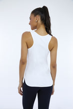 Załaduj obraz do przeglądarki galerii, Model Back: Alto Giro Fitness Haut Regata Skin Fit Inspiracional Branco Optico