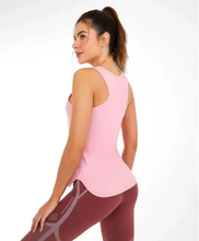 Załaduj obraz do przeglądarki galerii, Model Back: Alto Giro Fitness Haut Regata Skin Fit Inspiracional Rosa Icing