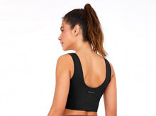 Załaduj obraz do przeglądarki galerii, Model Back: Alto Giro Fitness Haut Top Bodytex Ii Com Laser Preto