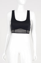 Załaduj obraz do przeglądarki galerii, Model Front: Alto Giro Fitness Haut Top Light Transparencia Preto