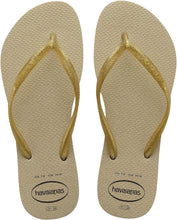 Załaduj obraz do przeglądarki galerii, Model Front: Havaianas Tongs Havaianas Slim Gloss Areia