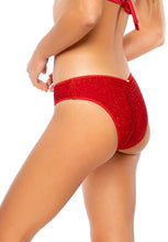 Załaduj obraz do przeglądarki galerii, Image 02: Luli Fama Bas Bottom Halter Stardust Red