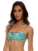 Załaduj obraz do przeglądarki galerii, Image 02: Luli Fama Haut Top Square Animale Aqua