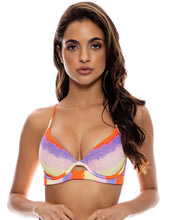 Załaduj obraz do przeglądarki galerii, Image 02: Luli Fama Haut Top Underwire Miami Sunsets