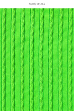 Załaduj obraz do przeglądarki galerii, Image 05: Luli Fama Haut Top Wavy Ruched Que Sera Sera Neon Lime