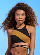 Załaduj obraz do przeglądarki galerii, Gallery: Maaji Haut Top Babydoll Journey Midnight Black