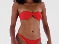 Załaduj i odtwarzaj film w przeglądarce Gallery, Video: Rio De Sol Haut Top Rouge Twist