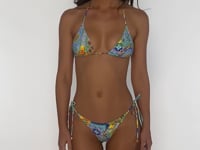 Załaduj i odtwarzaj film w przeglądarce Gallery, Video: Luli Fama Haut Top Wavy Ruched Amalfi