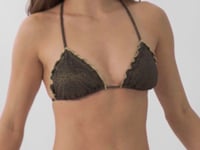 Załaduj i odtwarzaj film w przeglądarce Gallery, Video: Rio De Sol Haut Top Radiante-Black Frufru