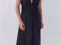 Załaduj i odtwarzaj film w przeglądarce Gallery, Video: Rio De Sol Vêtement De Plage Black Long Dress Soleil