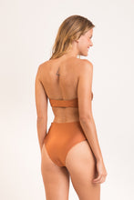 Załaduj obraz do przeglądarki galerii, Model Back: Rio De Sol Bas Bottom Nocciola High-Waist-Spin
