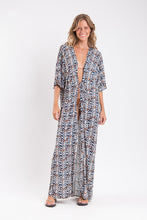Załaduj obraz do przeglądarki galerii, Model Front: Rio De Sol Vêtement De Plage Ikat Long Dress