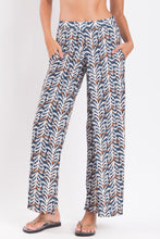 Załaduj obraz do przeglądarki galerii, Gallery: Rio De Sol Pantalon De Plage Ikat Wide Pants