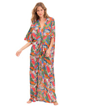 Załaduj obraz do przeglądarki galerii, Gallery: Rio De Sol Vêtement De Plage Jungle Long Dress