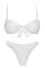 Załaduj obraz do przeglądarki galerii, Product Front: Rio De Sol Ensemble Set Cotele-Branco Balconet-Pushup Lisboa