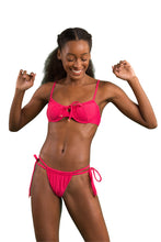 Załaduj obraz do przeglądarki galerii, Image 04: Rio De Sol Ensemble Set Dots-Virtual-Pink Balconet-Tie Pipa