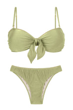 Załaduj obraz do przeglądarki galerii, Product Front: Rio De Sol Ensemble Set Oliva Bandeau-No Essential