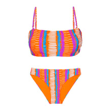 Załaduj obraz do przeglądarki galerii, Product Front: Rio De Sol Ensemble Set Stripes Bandeau-Reto Essential-Comfy