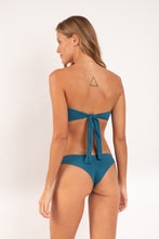 Załaduj obraz do przeglądarki galerii, Model Back: Rio De Sol Haut Top Crespinho-Atlantico Mavi