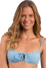 Załaduj obraz do przeglądarki galerii, Gallery: Rio De Sol Haut Top Dots-Sky Balconet-Tie