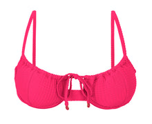 Załaduj obraz do przeglądarki galerii, Product Front: Rio De Sol Haut Top Dots-Virtual-Pink Balconet-Tie