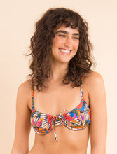 Załaduj obraz do przeglądarki galerii, Model Front: Rio De Sol Haut Top Jungle Balconet-Tie