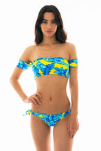 Załaduj obraz do przeglądarki galerii, Image 06: Rio De Sol Haut Top Palmeira Azul Off Shoulder