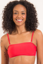 Załaduj obraz do przeglądarki galerii, Gallery: Rio De Sol Haut Top Rouge Bandeau-Reto