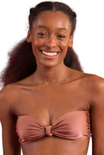 Załaduj obraz do przeglądarki galerii, Gallery: Rio De Sol Haut Top Shimmer-Copper Bandeau-Joy