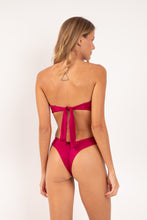 Załaduj obraz do przeglądarki galerii, Model Back: Rio De Sol Haut Top Shimmer-Desejo Mavi