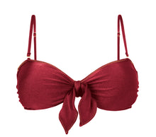 Załaduj obraz do przeglądarki galerii, Product Front: Rio De Sol Haut Top Shimmer-Divino Bandeau-Knot