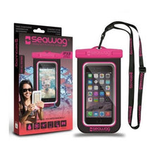 Załaduj obraz do przeglądarki galerii, Model Back: Seawag Sac De Plage Seawag Black & Pink Waterproof Case 5.7