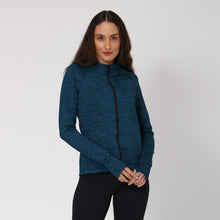 Załaduj obraz do przeglądarki galerii, Model Front: Uv Line Fitness Haut Casaco Newfit Petroleo Upf50+