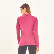 Załaduj obraz do przeglądarki galerii, Model Back: Uv Line T-Shirt Longsleeve Sport Fit Fuchsia Upf50+