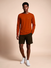 Załaduj obraz do przeglądarki galerii, Model Front: Uv Line T-Shirt Longsleeve Uvpro Brasil Masc Pitanga Upf50+
