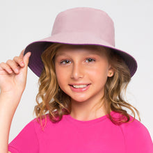 Załaduj obraz do przeglądarki galerii, Model Front: Uv Line Chapeau Souple/Capeline Hat California Inf Baby Raspberry Upf50+
