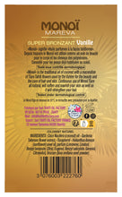 Załaduj obraz do przeglądarki galerii, Product Back: Tevi Monoi Oils Monoi Superbronzant Vanille 120Ml
