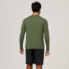 Załaduj obraz do przeglądarki galerii, Model Back: Uv Line T-Shirt Longsleeve Uvpro Green Militar Upf50+
