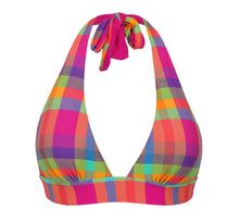 Załaduj obraz do przeglądarki galerii, Product Front: Rio De Sol Haut Top Tulip-Garden Halter-Cos
