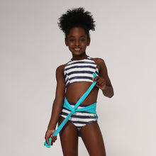 Załaduj obraz do przeglądarki galerii, Image 04: Uv Line Deux Pièces Fille Bikini Set Listras Upf50+
